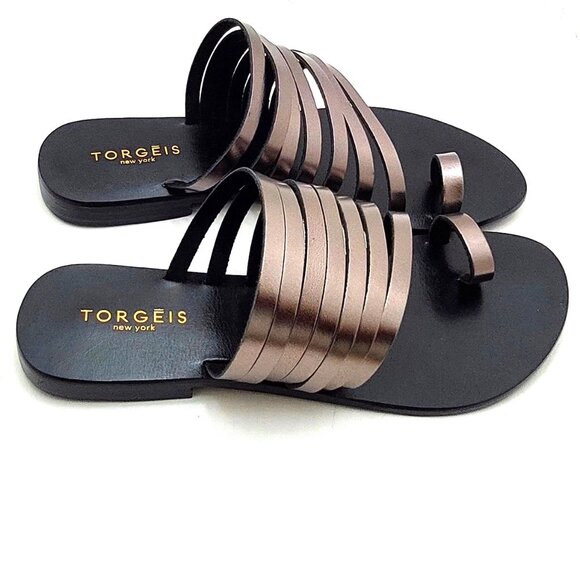 Torgeis Womens Rumina Flat Sandals - Size 8 - Picture 5 of 13